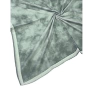 Ebruli Soft Pamuklu Desenli Eşarp - 95x95 cm (Gri)