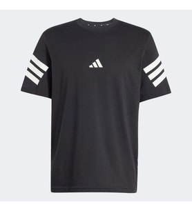 adidas JD4877 M FI 3S REG T Erkek T-Shirt (Siyah)