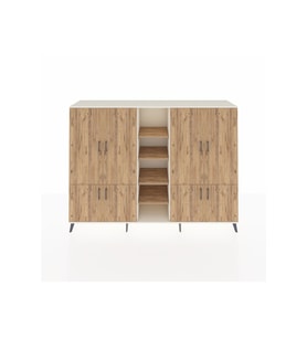 Hyperion Dolap 14 Raflı 8 Kapaklı 220x44x163 Aytaşı-Çam