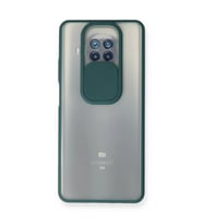 Xiaomi Mi 10t Lite Kılıf Palm Buzlu Kamera Sürgülü Silikon - Yeşil