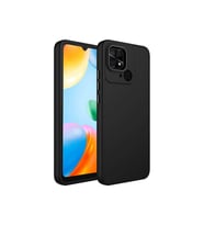 Xiaomi Redmi 10C Uyumlu Kılıf Metal Çerçeve ve Buton Tasarımlı Silikon Zore Luna Kapak
