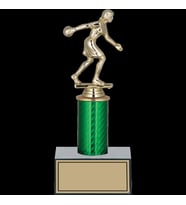 ODAK KUPA - Figürlü Kupalar - Bowling Kadın Figürlü Kupalar FG-006 C - 24 cm