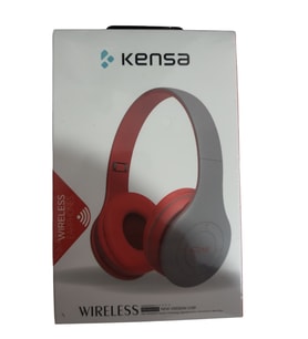 KENSA KULAK ÜSTÜ BLUETOOTH KULAKLIK (Kırmızı)