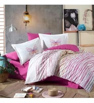 Mulvxurg  Urg02  Kingsize Poplin Nevresim Eldora Fuşya (Mulvix)