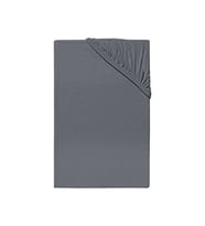 Penye Tek Kişilik Lastikli Çarşaf Koyu Gri 100*200