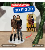 MakinaFleo Kişiye Özel 3D Arkadaşlar Figür (20cm)