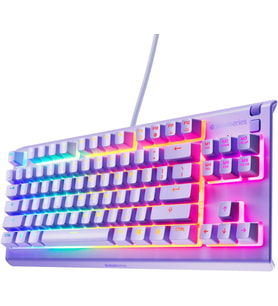Steelseries Apex 3 Tkl Rgb Suya Ve Toza Dayanıklı Türkçe Gaming Klavye – Lila (Çok Renkli)