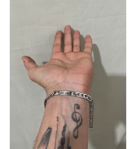 Çelik Göz Baskılı Bileklik