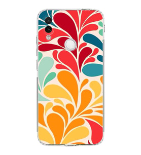 PrintiFy Xiaomi Redmi Note 7 ile Uyumlu Retro Color 5  Kamera Korumalı Şeffaf  Kılıf