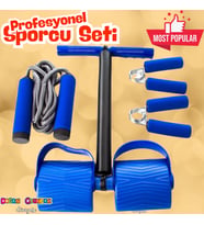 Profesyonel Sporcu Kiti - Profesyonel Sporcu Seti - Atlama İpi, Kol Yayı, El Yayı - Vücut Geliştirme