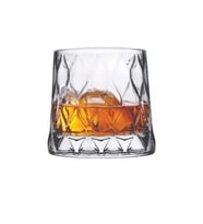 Paşabahçe 420194 Leafy Viski Bardağı 300 cc 4 Lü (Renksiz)