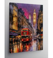 Kanvas Tablo Londra Sokakları