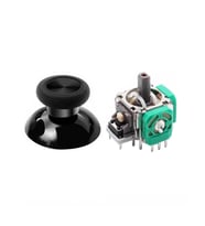 XBOX One Analog Motor Topuz Seti 1+1 One - One S/X - Series S/X Uyumlu Siyah Yeşil (Siyah)