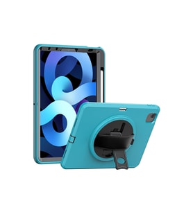 Apple İpad 2022 10.9 (10.nesil) Kılıf Hand Strap Tablet Kılıfı - Turkuaz
