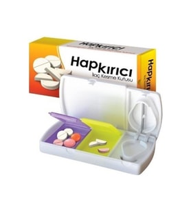 Hapix Hap Kırıcı Ilaç Kesme Kutusu İlaç Kesme