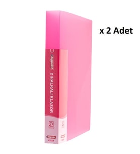 Bigpoint 2 Halkalı Klasör Kırmızı x 2 Adet