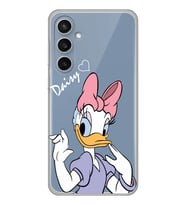 Samsung Galaxy S23 FE Uyumlu Ördek Desenli Şeffaf Telefon Kılıfı