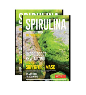 DERMAL Nem ve Canlandırıcı Spirulina Maskesi 25gr 2'li Set