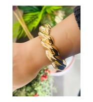 VİNTAGE KALIN BURGU KELEPÇE-GOLD RENK ACR8478