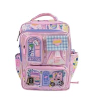 CHIMOLA MY HOUSE BLOOMING CATS SIRT ÇANTASI 16" PEMBE (K)