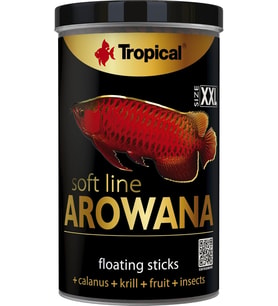 Softline Arowana XXL Yetişkin Arowanalar İçin Renklendirici Balık Yemi 1000 Ml 320gr