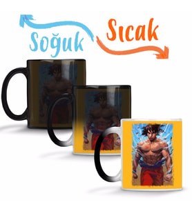 Goku Sihirli Kupa Bardak Porselen