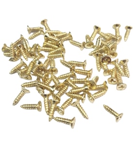 Sarı 1000 Adet Klips Vidası 2,2x7,5 mm YHB - Konik Başlı Kutu, Sandık, Ayak, Askı, Mini Vida