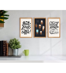 BK Home Coffee Tasarımlı Dekoratif 3’lü Retro Ahşap Tablo-7