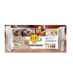 Fufi Seramik Hamuru 500 Gr Beyaz