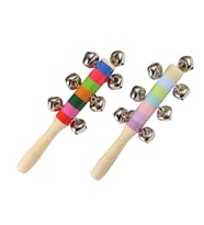 Jwin JSZ-101 Metal Zilli Ahşap Marakas Orff - Ritim Aleti
