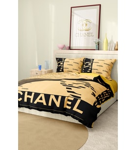 Nevresim Takımı Çift Kişilik Pamuklu Saten Kumaş 6 Parça 3D Dijital Baskı Duvet Cover Set Model No:24