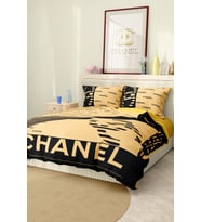 Nevresim Takımı Çift Kişilik Pamuklu Saten Kumaş 6 Parça 3D Dijital Baskı Duvet Cover Set Model No:24