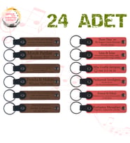 A Kahve & Nar Çiçeği, Müzik Festivaline Özel Armağan, 24’lü Set Kişiselleştirilebilir Deri Hediyelik