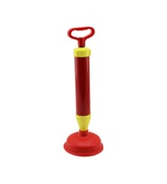 KAPORTA DÜZELTME - LAVABO KLOZET GİDER AÇICI POMPA LASTİK BAŞLIK - SERT PLASTİK GÖVDE ÇAP=16 CM