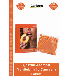 #FanteziGiyim Fantezi Giyim Meyve Aromalı Hediye Seti Şeftali Aromalı Yenilebilen İç Çamaşırı Takımı