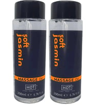 Soft Jasmin Massage Oil 400 ml Aromalı Rotik Masaj Yağı x 2 Adet