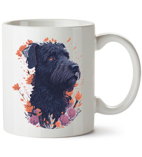 Köpek Baskılı Porselen Kupa Bardak