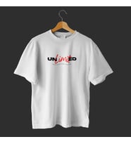 White Red Simple Unlimited T Shirt (Beyaz)
