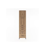 Hyperion Dolap 4 Raflı 4 Çekmeceli 4 Kapaklı 60x44x243 Çam-Çam