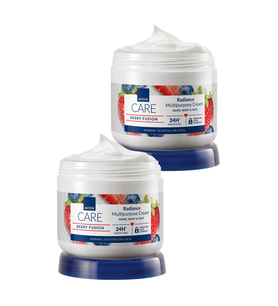 Avon Care Yaban Mersini ve Çilek Özlü El, Yüz ve Vücut Kremi - 400ml İkili Set
