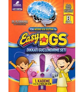 EASY Dikkati Güçlendirme Seti 3-6 yaş B Kitapçığı