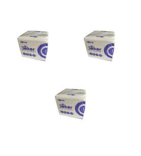 Focus Joker Masaüstü Tek Çek V Katlama Kağıt Dispenser Peçete - 2 Kat - 250 Adetlik 3 Paket