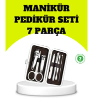 Paslanmaz Çelik Kişisel Bakım Seti – 7 Parça