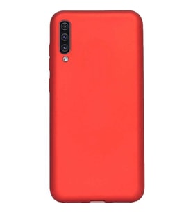Zore Galaxy A50 ile Uyumlu Premier Silikon Kılıf Kırmızı