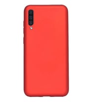 Zore Galaxy A50 ile Uyumlu Premier Silikon Kılıf Kırmızı
