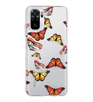 PrintiFy Xiaomi Redmi Note 10 ile Uyumlu 1mm Slim Fit Water Color 2 Baskılı Şeffaf  Kılıf