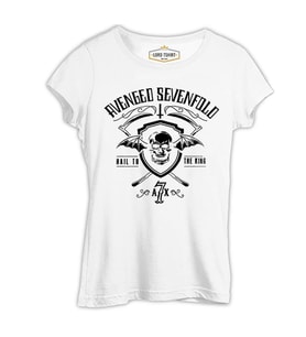 Avenged Sevenfold - Hail to the King Beyaz Kadın Tshirt