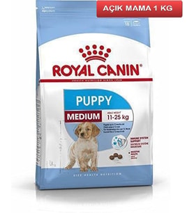 Royal Canin Medium Puppy Orta Irk Yavru Köpek Maması 1 Kg AÇIK