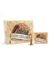 Periboia Clove Cinnamon Aromalı Konik Tütsü (Çok Renkli)
