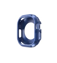 Apple Watch Ultra 49mm Uyumlu Silikon TPU Kasa Koruyucu Zore Watch Gard 17 (Mavi)